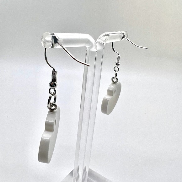 Artist Earrings - Paint Pallet Earrings - Dangle Earrings - Art Teacher Earrings - Picture 2 of 7